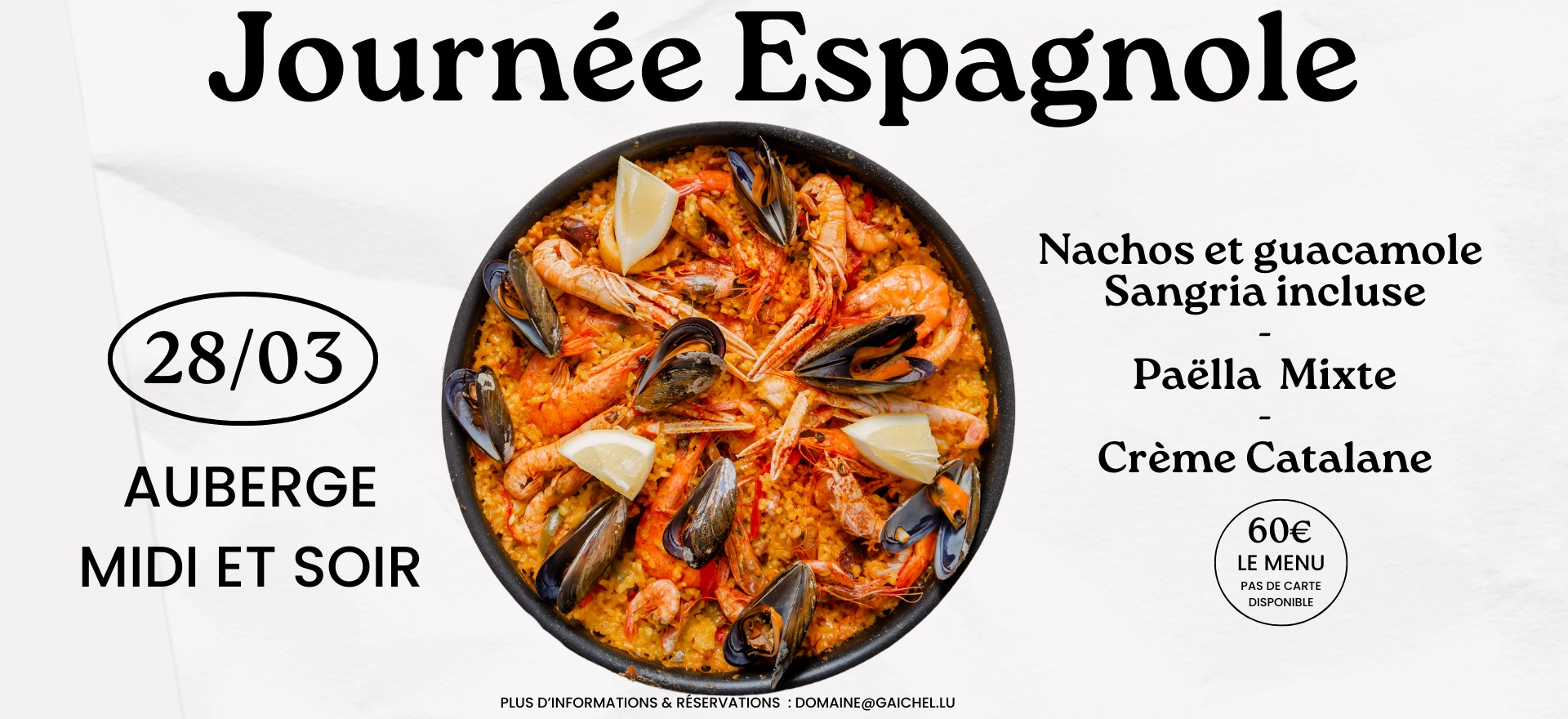 Journée Espagnole à l'Auberge