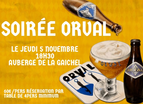 Soirée Orval à l'auberge